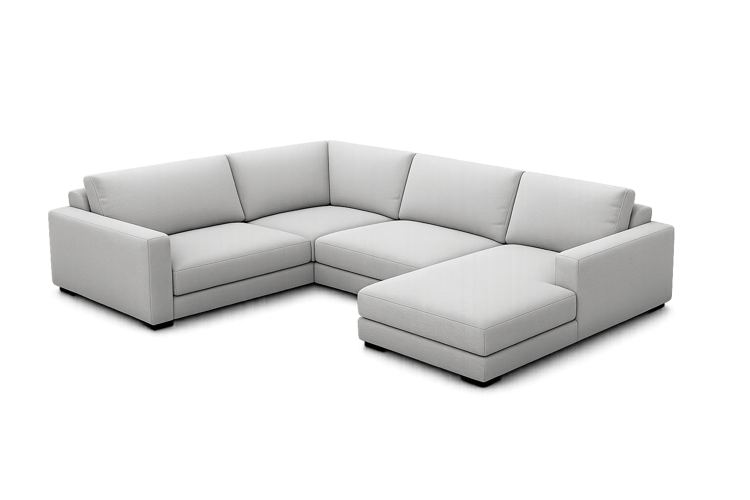L-shaped corner sofa, 5–6 seats